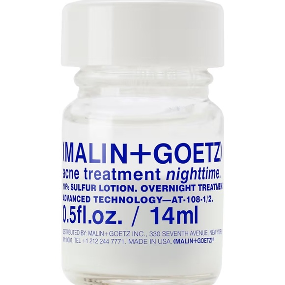 NWT Malin + Goetz Acne Treatment Nighttime 0.5 fl oz - Picture 1 of 2